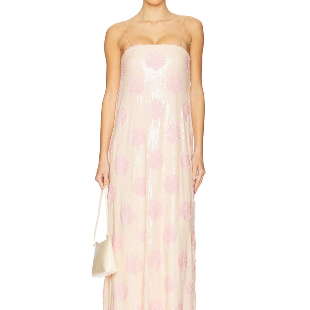 Show Me Your MuMu Pink and Cream Dress
